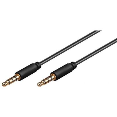 MicroConnect 2m Schwarzes 3,5mm Audiokabel MicroConnect 2m Schwarzes 3,5mm Audiokabel