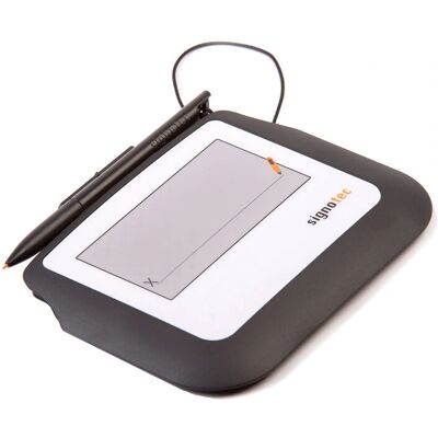 Signotec Sigma LITE - Tablette graphique noire 4" - Publicité Signotec Sigma LITE - Tablette graphique noire 4" - Publicité