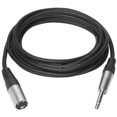 Vivolink Vivolink PROAUDXLRJACK1 Audiokabel - 1m, XLR & 6,35mm, Schwarz Vivolink Vivolink PROAUDXLRJACK1 Audiokabel - 1m, XLR & 6,35mm, Schwarz