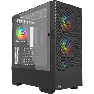 Nordic Gaming NGC-1167 Boîtier PC - Tour Noire - Publicité Nordic Gaming NGC-1167 Boîtier PC - Tour Noire - Publicité