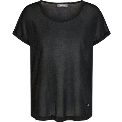 Camiseta Brillante Negra MOS Mosh - Camiseta Camiseta Brillante Negra MOS Mosh - Camiseta