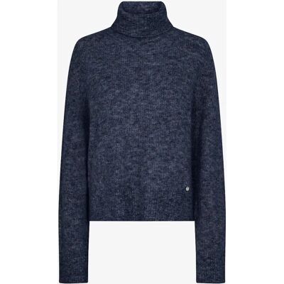 MOS Mosh Mørk Blå Sweater - Sweater MOS Mosh Mørk Blå Sweater - Sweater