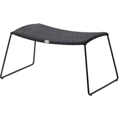 Pouf Breeze de Cane-line - Extérieur, Noir - Publicité Pouf Breeze de Cane-line - Extérieur, Noir - Publicité