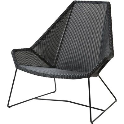 Chaise haute d'extérieur Cane-line Breeze - Noir - Publicité Chaise haute d'extérieur Cane-line Breeze - Noir - Publicité