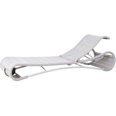 Cane-line Outdoor Escape Liege - Weiß Grau - Outdoor Liege Cane-line Outdoor Escape Liege - Weiß Grau - Outdoor Liege