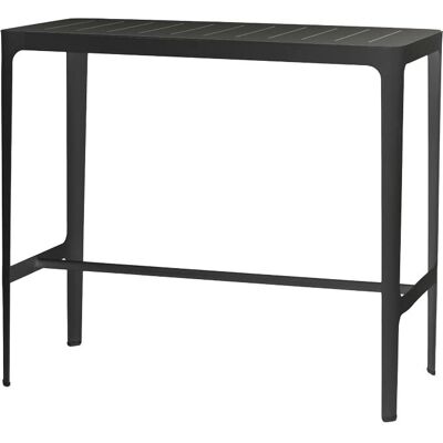 Table de bar extérieure Cane-line Cut - Noir - 120x105cm - Publicité Table de bar extérieure Cane-line Cut - Noir - 120x105cm - Publicité