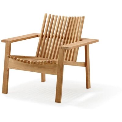 Chaise Lounge Amaze de Cane-line - Teck Mobilier Extérieur - Publicité Chaise Lounge Amaze de Cane-line - Teck Mobilier Extérieur - Publicité