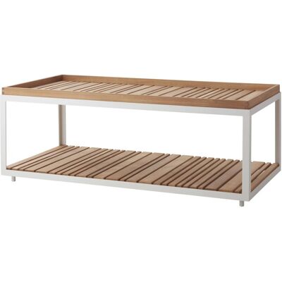 Cane-line Modell 120x60 - Teak Sofabordsett - Rektangulært Cane-line Modell 120x60 - Teak Sofabordsett - Rektangulært
