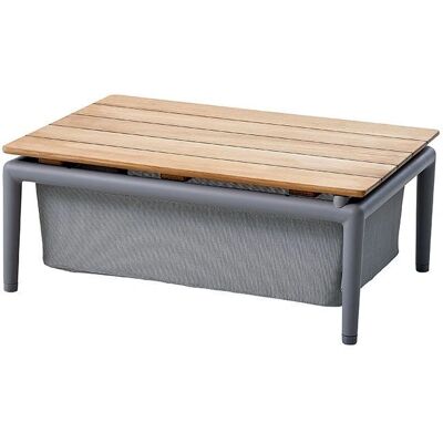 Cane-line Conic Teak Hellgrau - Outdoormöbel Cane-line Conic Teak Hellgrau - Outdoormöbel