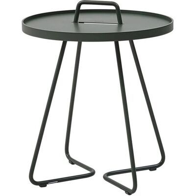 Cane-line On-the-move Table d'appoint - Vert foncé - Publicité Cane-line On-the-move Table d'appoint - Vert foncé - Publicité