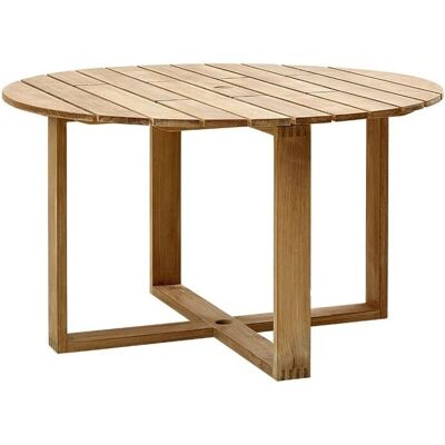Table ronde en teck outdoor Cane-line Endless - Table de jardin - Publicité Table ronde en teck outdoor Cane-line Endless - Table de jardin - Publicité