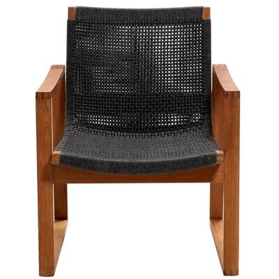 Chaise Lounge Extérieure Cane-line Endless - Teck / Gris foncé - Publicité Chaise Lounge Extérieure Cane-line Endless - Teck / Gris foncé - Publicité