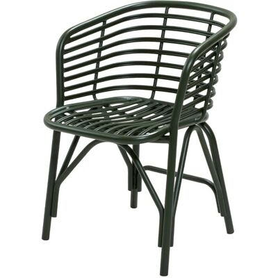 Cane-line - Outdoor Blend Stol - Dark Green - Chair - Publicité Cane-line - Outdoor Blend Stol - Dark Green - Chair - Publicité