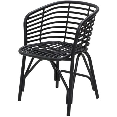 Tabouret d’extérieur Cane-line Blend - Gris Lava - Publicité Tabouret d’extérieur Cane-line Blend - Gris Lava - Publicité