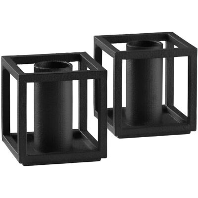 Audo Copenhagen Micro Svart Lysestake Sett av 2 - Lysestaker Audo Copenhagen Micro Svart Lysestake Sett av 2 - Lysestaker