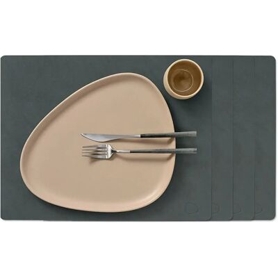 LindDNA - Square L - Nupo anthracite - Table placemat LindDNA - Square L - Nupo anthracite - Table placemat