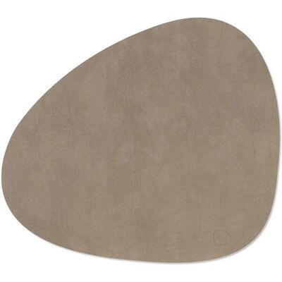 LIND DNA - Dinner Mat Curve - Placemate 37x44cm - Grey LIND DNA - Dinner Mat Curve - Placemate 37x44cm - Grey