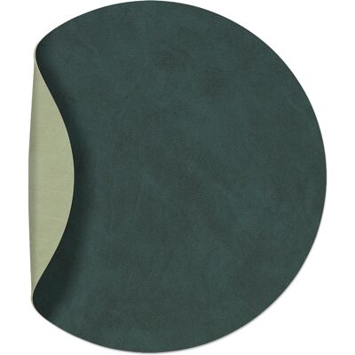 LIND DNA Nupo Tovaglia reversibile circolare - M - Verde scuro LIND DNA Nupo Tovaglia reversibile circolare - M - Verde scuro