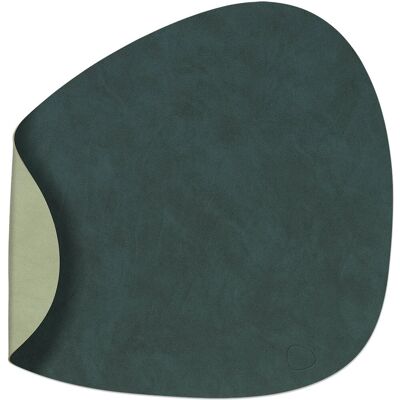 LIND DNA Nupo Curve - Sottopiatto reversibile - Verde scuro LIND DNA Nupo Curve - Sottopiatto reversibile - Verde scuro