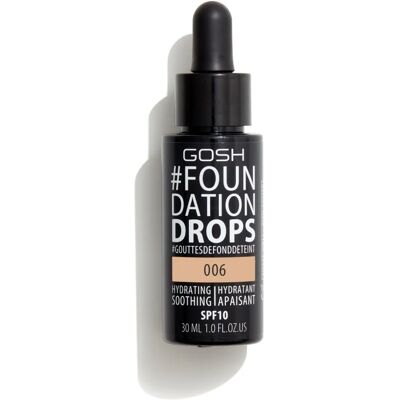 GOSH - Foundation Drops - 006 Tawny - 30ml - Foundation GOSH - Foundation Drops - 006 Tawny - 30ml - Foundation