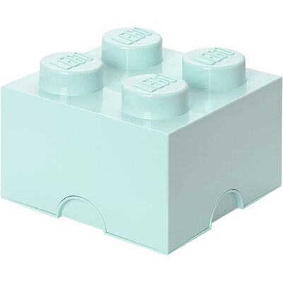 Boîte de rangement LEGO - Aqua Light - Brick 4 - Enfants et Adultes - Publicité Boîte de rangement LEGO - Aqua Light - Brick 4 - Enfants et Adultes - Publicité