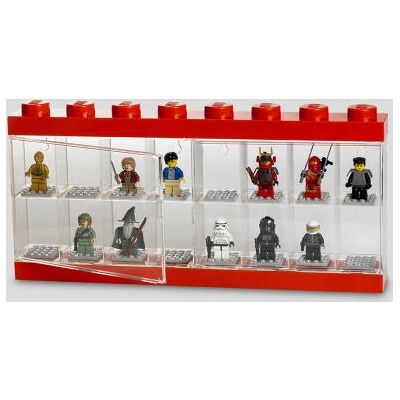 Scatola Espositiva Rossa per Minifigure Lego - 16 Posti Scatola Espositiva Rossa per Minifigure Lego - 16 Posti