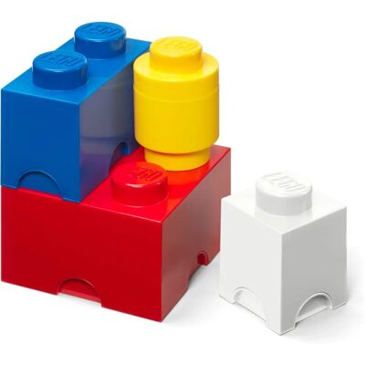 Zestaw klocków do przechowywania LEGO - 4 elementy do układania Zestaw klocków do przechowywania LEGO - 4 elementy do układania