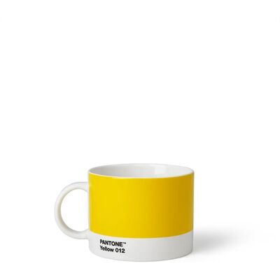 Pantone Yellow 012 Porcelain Tea Mug - Tea Type Pantone Yellow 012 Porcelain Tea Mug - Tea Type