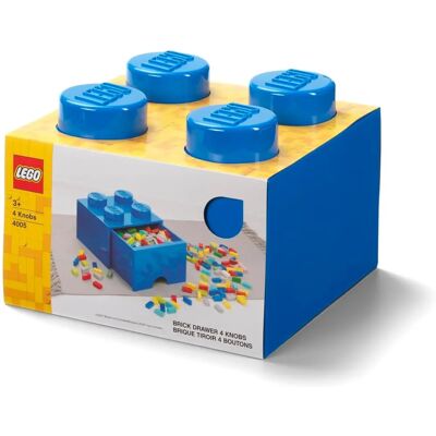 LEGO Opslagdoos 4 Lichtblauw - Opbergdoos LEGO Opslagdoos 4 Lichtblauw - Opbergdoos