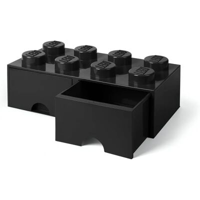 LEGO svart stablebar oppbevaringsskuff - Oppbevaring LEGO svart stablebar oppbevaringsskuff - Oppbevaring