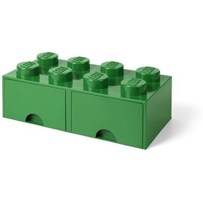 Boîte de rangement LEGO 40061734 - Vert - Rangement modulable - Publicité Boîte de rangement LEGO 40061734 - Vert - Rangement modulable - Publicité