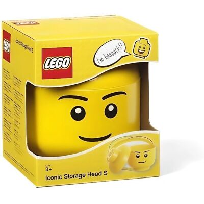 LEGO Aufbewahrungsbox - Kleiner Kopf - Gelb - Spielzeug Organizer LEGO Aufbewahrungsbox - Kleiner Kopf - Gelb - Spielzeug Organizer