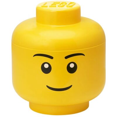 LEGO Große Aufbewahrungs-Kopf - Junge LEGO Große Aufbewahrungs-Kopf - Junge