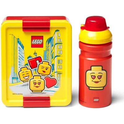 Lego Storage Lunchbox-Set - Rot/Gelb - Kinder Essensbehälter Lego Storage Lunchbox-Set - Rot/Gelb - Kinder Essensbehälter