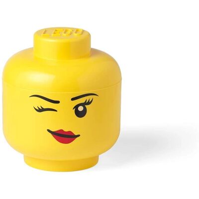 LEGO - Storage Head - Gul - Liten - Storage Head LEGO - Storage Head - Gul - Liten - Storage Head