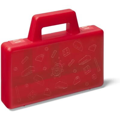 LEGO Rote Aufbewahrungstasche - Tragbare Organisation für Spielzeug LEGO Rote Aufbewahrungstasche - Tragbare Organisation für Spielzeug