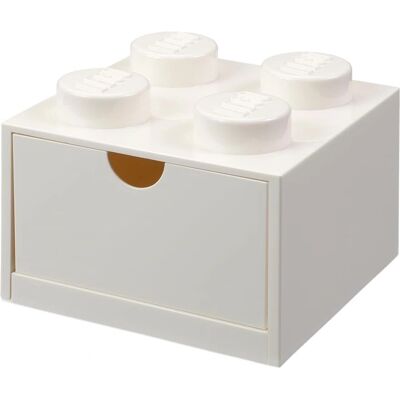 LEGO Förvaringslåda - Vit - 4 Fack - 15x15x9 LEGO Förvaringslåda - Vit - 4 Fack - 15x15x9