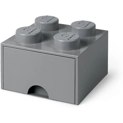 LEGO Aufbewahrungsbox mit Schublade - Dunkelgrau LEGO Aufbewahrungsbox mit Schublade - Dunkelgrau