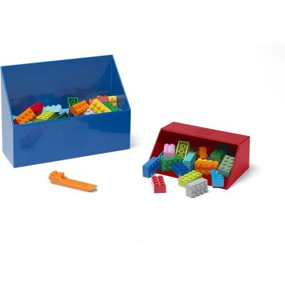 Room Copenhagen, Speelgoedopslag, Set van 2 LEGO schepjes - Grijs Room Copenhagen, Speelgoedopslag, Set van 2 LEGO schepjes - Grijs