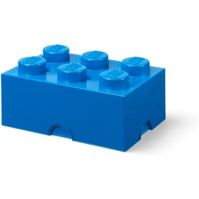 Skrzynka na przechowywanie LEGO - Jasnoniebieska - 6 przycisków - 37,5x25x18 - Skrzynka na przechowywanie LEGO Skrzynka na przechowywanie LEGO - Jasnoniebieska - 6 przycisków - 37,5x25x18 - Skrzynka na przechowywanie LEGO