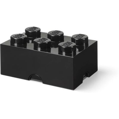 LEGO Opbergdoos - 6 Knoppen - 37,5x25x18 - Zwart LEGO Opbergdoos - 6 Knoppen - 37,5x25x18 - Zwart
