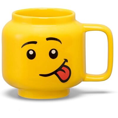 LEGO Keramikkopp - Stor kapasitet - Morsomt LEGO-ansiktsdesign LEGO Keramikkopp - Stor kapasitet - Morsomt LEGO-ansiktsdesign