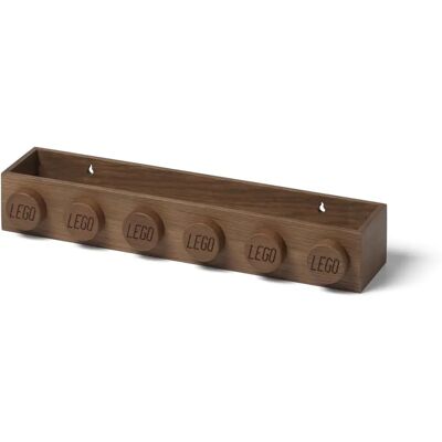 LEGO Holzbuchregal - Dunkel gebeiztes Eichenholz - Bücherregal LEGO Holzbuchregal - Dunkel gebeiztes Eichenholz - Bücherregal