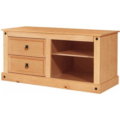 Loft24 Credenza Natur Kiefer - TV-Möbel mit 2 Schubladen & 2 Fächern Loft24 Credenza Natur Kiefer - TV-Möbel mit 2 Schubladen & 2 Fächern