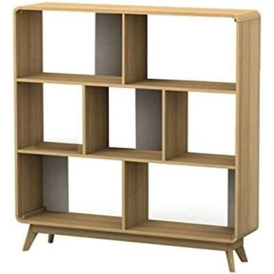 Homeroom Cassie Bücherregal - Modernes Holzregal - Bücherregal für Zuhause oder Büro Homeroom Cassie Bücherregal - Modernes Holzregal - Bücherregal für Zuhause oder Büro