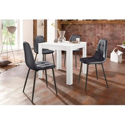 INOSIGN 80cm Schwarz/Weiß Essgruppe - Familienfreundlich INOSIGN 80cm Schwarz/Weiß Essgruppe - Familienfreundlich