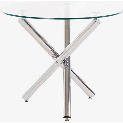 Loft24 Jordan 90 Krom Spisebord - Spisebord Loft24 Jordan 90 Krom Spisebord - Spisebord