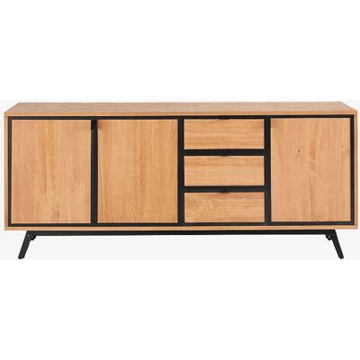 Loft24 Malu Sideboard - 3 Dører/3 Skuffer - Skandinavisk Stil Loft24 Malu Sideboard - 3 Dører/3 Skuffer - Skandinavisk Stil
