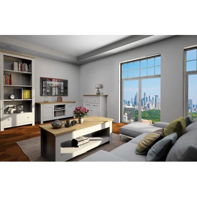 Loft24 Emerald TV-Möbel - Grau - 39x58x120cm Loft24 Emerald TV-Möbel - Grau - 39x58x120cm