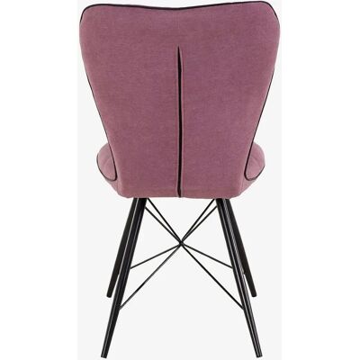 Loft24 Viola Spisestol - Moderne Polyester Lilla 91x48x62 cm Loft24 Viola Spisestol - Moderne Polyester Lilla 91x48x62 cm